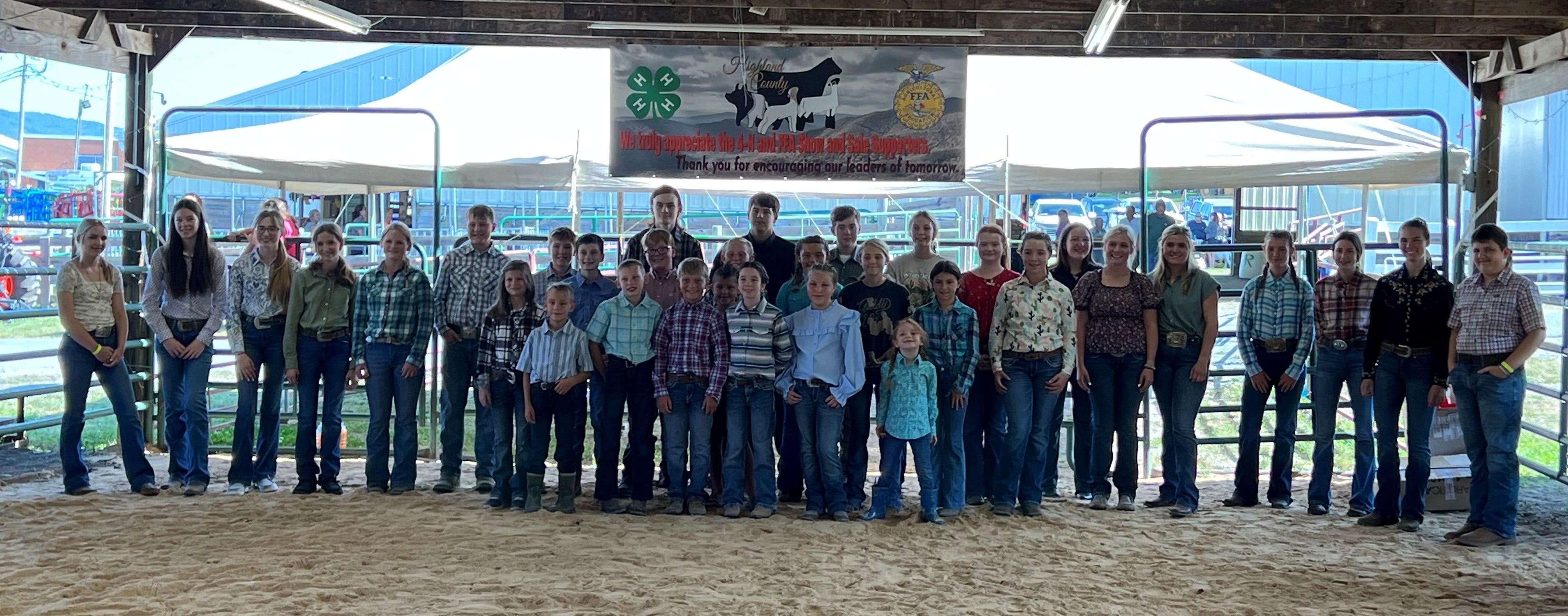 4-H/FFA Livestock 2024 participants 