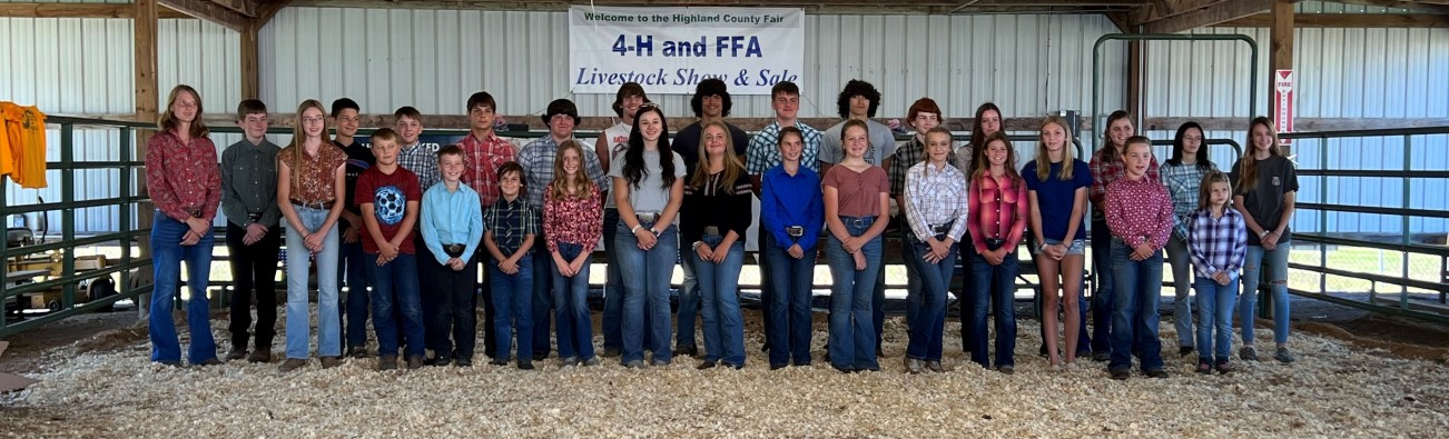 4-H/FFA Livestock 2022 participants 